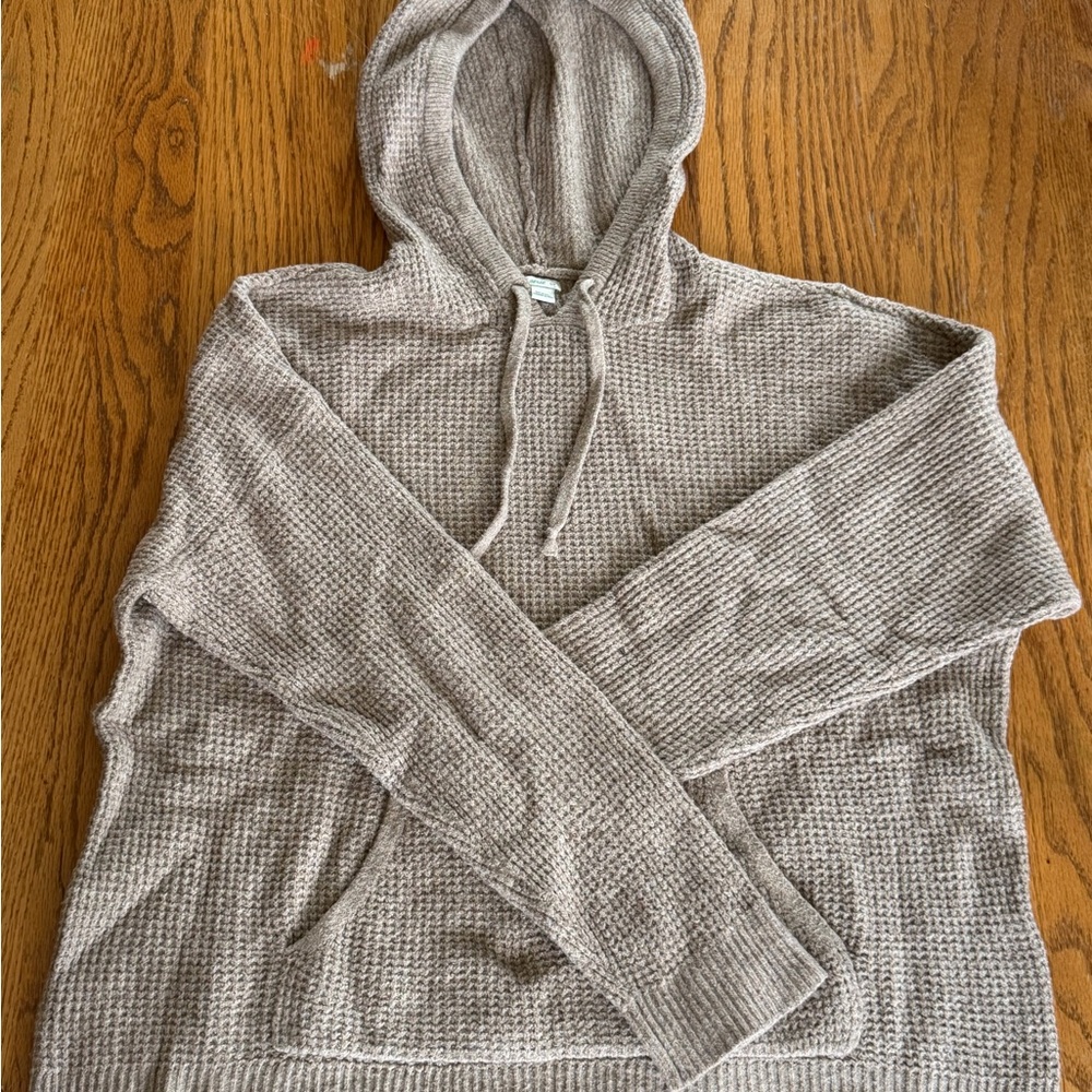 Aerie knit hooded sweater